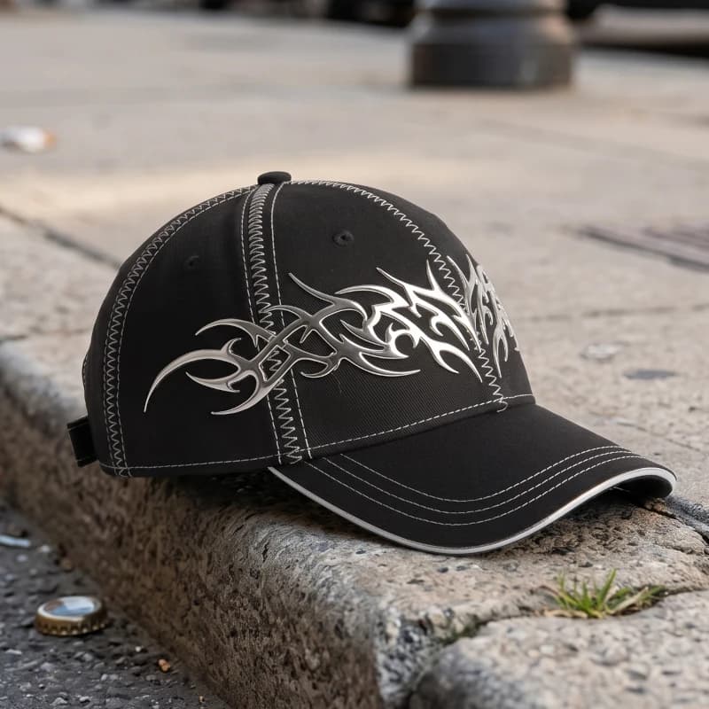 Foto secundaria de Y2K Tribal “Cyber Silver” Cap